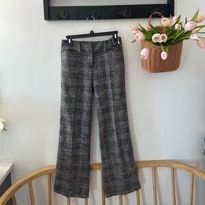 Gray Plaid Women's Pants
